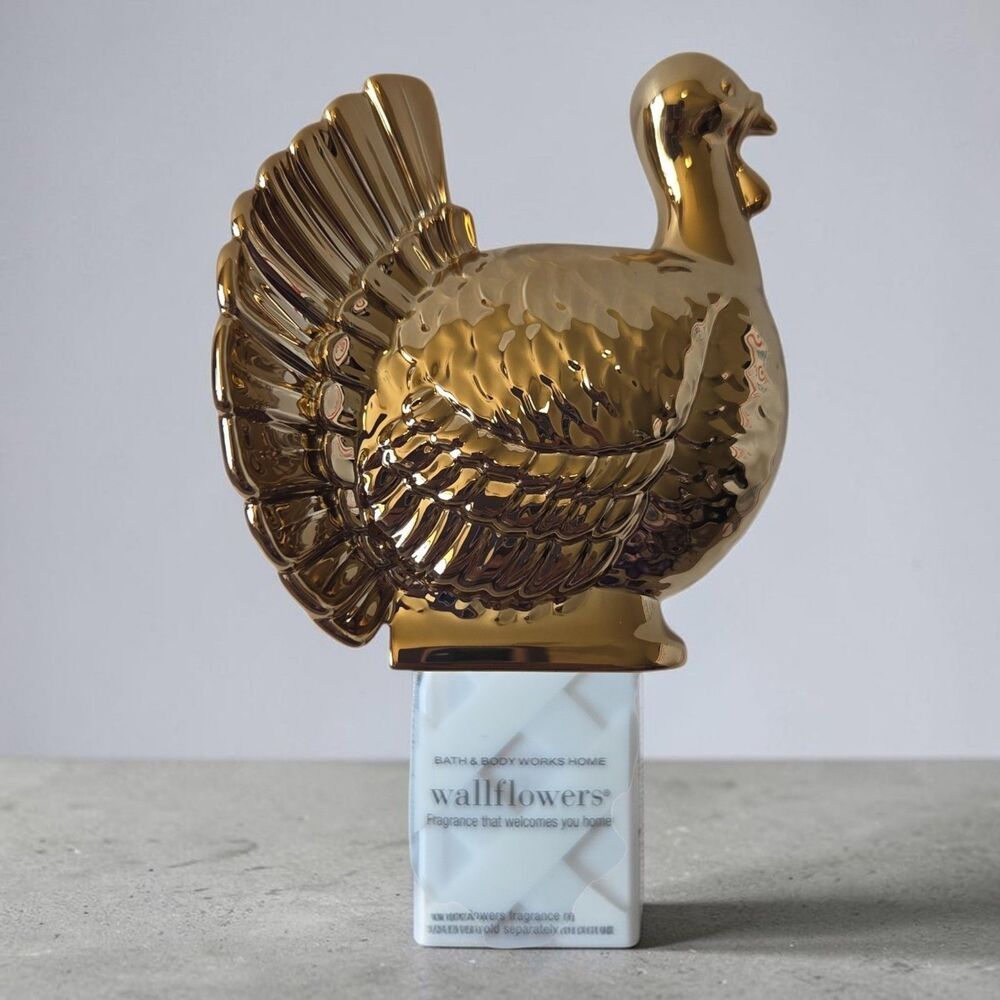 Bath & Body Works Gold Turkey Wallflowers Plug-In Fragrance Holder New